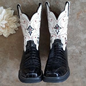 Tony Lama Jeweled Leather Western Boots